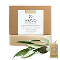 Produktbild: ASAVO Premium Olivenölseife, handgemachte BIO Seife mit extra-nativem Olivenöl, 100% Naturseife, Olivenseife ohne Parfümzusatz, vegan, 95g