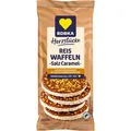 Produktbild: Edeka Reiswaffeln Herzstücke Salz Caramel, mit Vollmilchschokolade, 4 Stück, 70 g