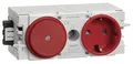 Produktbild: GS11003020 Elektro-Sockelleisten-Zubehör Steckdosencontainer Rot 1St.