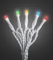 Produktbild: Konstsmide Micro LED Lichterkette, gefrostet, 80 bunte Dioden