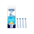 Produktbild: Oral-B iO Ultimative Reinigung, Original Aufsteckbürsten für elektrische Oral-B iO Zahnbürsten, 'Borsten-in-Borsten' Bündel, Weiß, 4 Stück