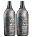 Produktbild: Salvatore Premium Blue Gold Premium Brush 2x1L Shampoo und Keratin