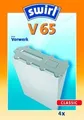 Produktbild: Swirl Staubsaugerbeutel V 65 | passend für Vorwerk VK 135/136 | 4 Stück | mehrlagiges Papier | hohe Staubrückhaltung