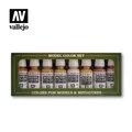 Produktbild: Satz Gemälde Modell Farbe Farben Von -fell VALLEJO 8 X 17ml 70124 Maquett