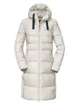 Produktbild: Schöffel Damen Down Coat Kenosha L, wind- und wasserabweisender Daunenmantel mit RDS-zertifizierten Federn, leichte Winter Wanderjacke mit Wärmekragen und Kapuze, whisper white, 44