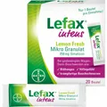 Produktbild: LEFAX intens Lemon Fresh Mikro Granul.250 mg Sim. 20 St PZN10537876