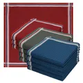 Produktbild: Betz Taschentuch Herren Stoff Taschentücher Set Leo 5 Dessin 6 Größe 40x40 cm, (Dessin 6, 12-St. Set), 100% Baumwolle