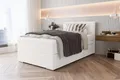Produktbild: 99rooms Phönix Mini Boxspringbett 90x200 cm Webstoff MALMO_NEW Weiß