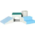 Produktbild: HOMCOM Kinder-Softplay-Set Kunstleder Mehrfarbig 150L x 50B x 39H cm