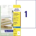Produktbild: Inkjetetiketten Avery J8567-25 210 x 297 mm transparant herplakba