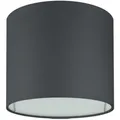 Produktbild: Premium Lampenschirm Stehlampe Hängelampe Schwarz Baumwolle E14/E27 Ø14cm