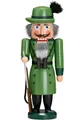 Produktbild: Seiffener Volkskunst | Nussknackerfigur | Förster | Nussknacker Deko Figur aus Holz | Original Erzgebirgische Volkskunst | 11234 | 37 cm