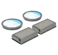 Produktbild: McFilter Filter-Set geeignet für Rowenta, Zubehör für RO3731EA Compact Power Cyclonic Staubsauger, 2x Filterkassette, 2x Rundfilter, Alternative für ZR005901