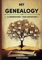 Produktbild: My genealogy - 14 generations - 16383 ancestors: Book to complete, 695 pages, 1 page per ancestor up to the 9th generation, 168 extension pages, Large Format