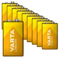 Produktbild: 10x Varta 9V Block E Block 4122 Longlife Alkaline 6LR61 MN1604 lose