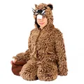 Produktbild: Krause & Sohn Kinderkostüm Biber Overall braun Plüsch Nagetier Tierkostüm Fasching (140)