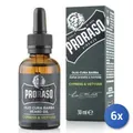 Produktbild: 6X Bundle Proraso Bartpflegeöl Vetyver 30 Ml