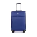 Produktbild: Stratic Light + Koffer Weichschale Reisekoffer Trolley Rollkoffer mittelgroß, TSA Kofferschloss, 4 Rollen, Erweiterbar, Größe M, Blau
