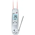 Produktbild: Testo Einstichthermometer 104-IR, digital, -50 bis 250°C, Infrarot-Thermometer, Sonde 10 cm