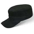 Produktbild: Black Forest Fox Leder Cuba Cap Weich & Atmungsaktiv Hüte Mützen & Caps Stil Unisex Hut Sommerhut Herren aus hochwertigem Leder – vielseitig einsetzbar – Black