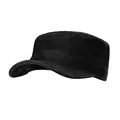 Produktbild: Black Forest Fox Herren Leder CUBA Cap Hut Schirmmütze in Black Schwarz