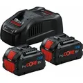 Produktbild: Bosch ProCORE Akku-Kit 18V 5,5 Ah + GAL 1880 CV - Schwarz/Rot