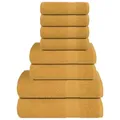 Produktbild: 8-tlg. Handtuch-Set Golden 360 g/m² 100% Baumwolle