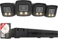 Produktbild: HIL IK28P-460B - Netzwerk-Videorekorder, inkl. 4 Bullet Kameras, 6 MP, 2 TB HDD