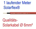 Produktbild: 1 lfd. Meter Ø 6mm Solarkabel H1Z2Z2-K rot Qualität Heluxkabel Solarflex®