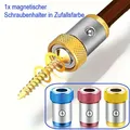 Produktbild: 1x Magnetischer Schraubenhalter Aufsatz für Schraubenzieher in Zufallsfarbe