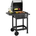 Produktbild: Juskys Holzkohlegrill, Schwarz, Metall, 86x104x52 cm, Grills & Outdoor-Küchen, Holzkohlegrills