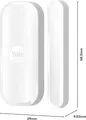 Produktbild: Yale Tür- und Fenstersensor Smart Alarm Innen kabellos weiß Neu (046)
