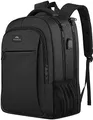 Produktbild: MATEIN Rucksack Herren, Groß Laptop Rucksack 17,3 Zoll Schulrucksack Laptoptasche mit USB Ladeanschluss Anti Diebstahl Business Arbeit Reisen Backpack Teenager Notebook College Tech Damen, Schwarz