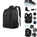 Produktbild: Laptop Rucksack 17 Zoll TSA Anti Diebstahl Schwarz