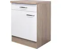 Produktbild: Flex Well Unterschrank mit Schublade und Drehtür Valero BxTxH 60 x 60 x 86 cm we