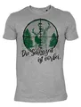 Produktbild: Tini - Shirts Jäger Motiv T-Shirt, Jagd-Bekleidung, Geschenk-Shirt Jagdsport : Die Schonzeit ist vorbei - Fun-Shirt Spruch, Motiv jagen Gr: L