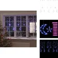 Produktbild: Lichterketten Stern und Mond Fernbedienung 345 led Blau - Weihnachtsdeko - Lichterkette - Sterne - Monde - Blau