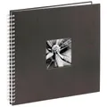 Produktbild: Fotoalbum Jumbo 36x32 cm Spiral-Album mit 50 weißen Seiten Fotobuch mit Perga...