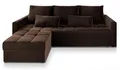 Produktbild: Masseno Ecksofa KOS PIK mit Schlaffunktion L-Form, Sofa mit Bettkasten, Wohnzimmersofa, Couch, Soffa, Bettsofa, Couchgarnitur- Braun, Kronos 06