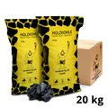 Produktbild: Holzkohle Grillkohle Buche 20kg Charcoal BBQ Kohle für Grill Smoker Kamin