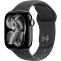 Produktbild: Apple Watch Series 11 GPS + Cellular 42 mm Aluminiumgehäuse Sport Band Schwarz