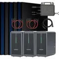 Produktbild: SUNNIVA Balkonkraftwerk 3000W mit 3 Marstek B2500-D 2,24kWh Solarspeicher Wechselrichter inkl.5m Kabel 6x500W Solarmodule Bifazial Fullblack Glas-Glas