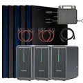 Produktbild: SUNNIVA® 3000W Balkonkraftwerk mit 6,72 kWh Speicher MARSTEK 3x B2500-D, BIFAZIAL FULLBLACK komplett Steckdose, PV Solaranlage Komplettset mit Solarspeicher, 6x 500W N-Type Glas-Glas Bifacial Module