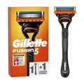 Produktbild: Gillette Fusion 5 Herren-Nassrasierer, Testsieger der Stiftung Warentest, mit 1 Rasierklinge und Gleitstreifen für eine gründliche Rasur