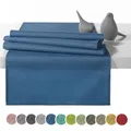 Produktbild: heimtexland Outdoor Tischläufer Garten Tischdecke 45x145 Tischdeko wasserabweisend wetterfest UV-beständig Typ551 Blau