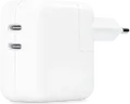 Produktbild: Apple Dual USB-C Power Adapter MW2K3ZM/A, 35 Watt (weiß, 2x