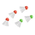 Produktbild: Hudora Badminton Bälle Federbälle 5 Stück Federball Badmintonbälle Set
