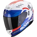 Produktbild: Scorpion Motorrad Helm S EXO-520 EVO Air Titan Integralhelm weiß-blau-rot