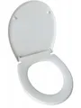 Produktbild: Ovaler Toilettensitz mit Soft-Close-Funktion und langsamer Absenkung von CUQOO