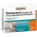 Produktbild: Pantoprazol-ratiopharm® SK 20 mg bei Sodbrennen